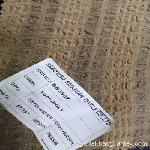 SPH 100% Polyester Crepe Jacquard Fabric for Clothes